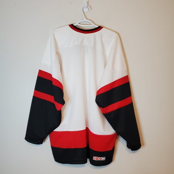 Vintage 90s Ottawa Senators 2D Logo CCM NHL Jersey White Size XL - Picture 2 of 8